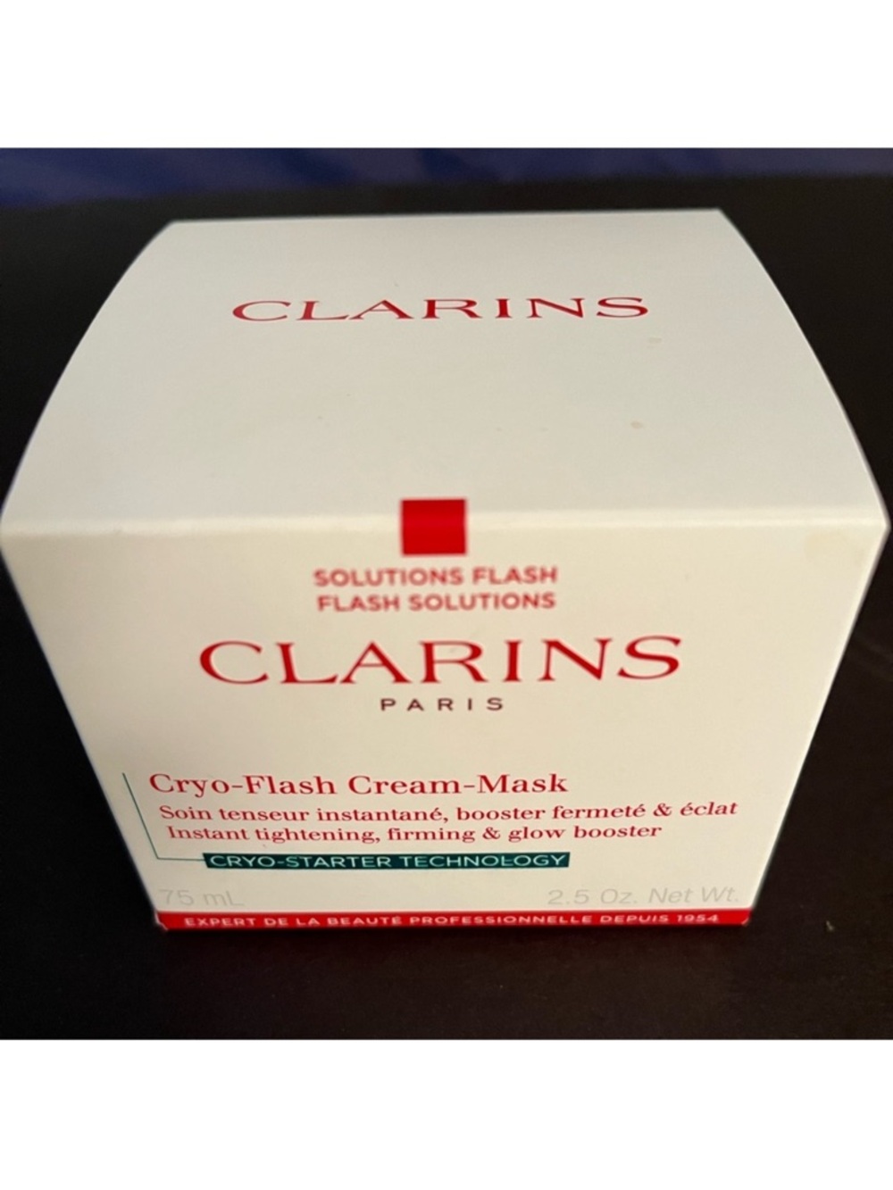 Clarins Cryo-Flash Cream Mask Full Size 75 ml NEW